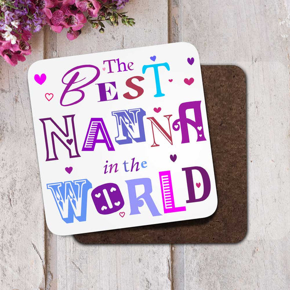 The Best Nanna in the World Coaster