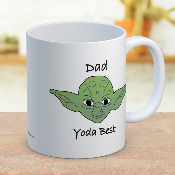 Fun Star Wars Yoda Mug, Dad Yoda Best Father's Day Gift Mug