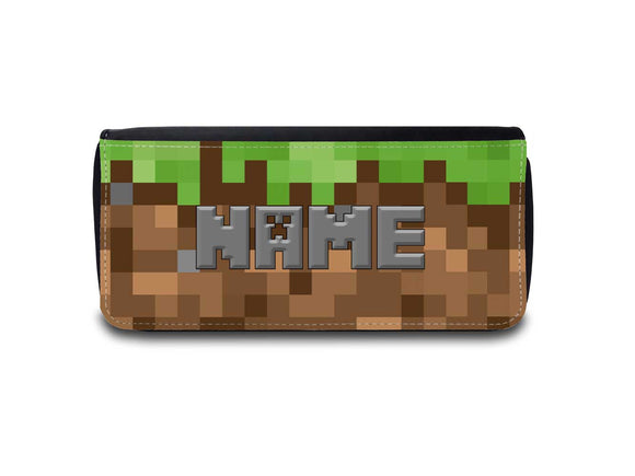 Personalised Minecraft Inspired Pixel Pencil Case