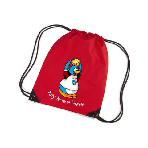 Club Penguin Personalised Gym Bag