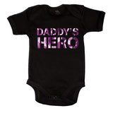 Daddy's Hero Girls Baby Vest