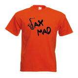 Sax Mad Saxophone Motif T-Shirt