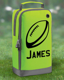 Children's Personalised Rugby Ball Boot Bag