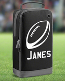Children's Personalised Rugby Ball Boot Bag