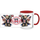 VE Day Celebrate 80 Years Bear Character Mug