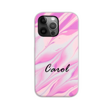 Personalised Pink Abstract iPhone Magsafe Case