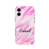 Personalised Pink Abstract iPhone Magsafe Case