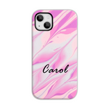 Personalised Pink Abstract iPhone Magsafe Case