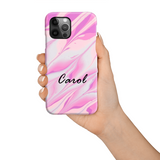 Personalised Pink Abstract iPhone Magsafe Case