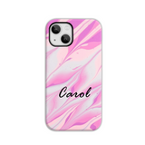 Personalised Pink Abstract iPhone Magsafe Case