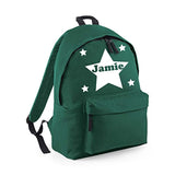 Personalised Star Design Child's Backpack School Bag