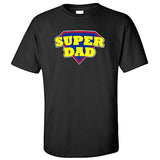 Superdad Motif Fun T-Shirt For Dad