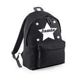 Personalised Star Design Child's Backpack School Bag