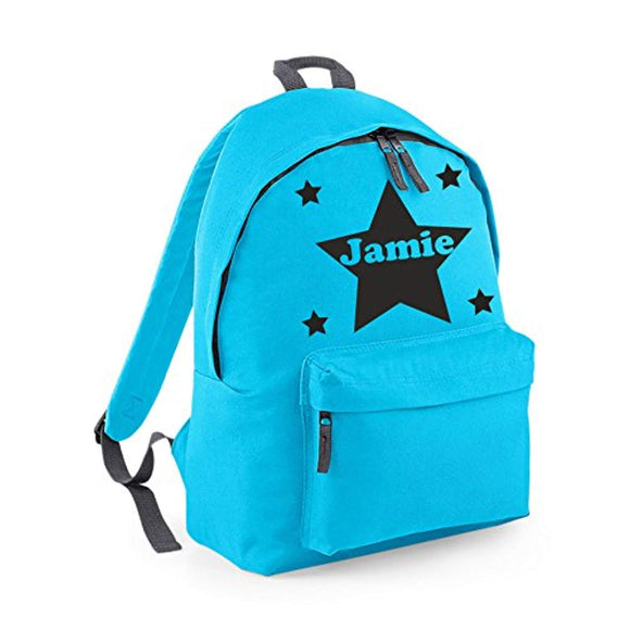 Personalised Star Design Child's Backpack School Bag