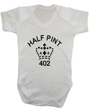 Half Pint Fun Baby Unisex Short Sleeve Baby Vest