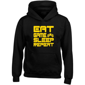 Eat Game Sleep Repeat Child's Gamer Gaming Hoodie