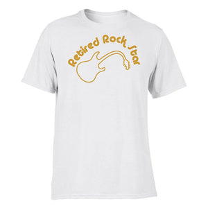 Retired Rock Star Fun Adults Band T-Shirt