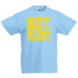 Child's Gamer T-Shirt Eat Game Sleep Repeat