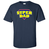 Superdad Motif Fun T-Shirt For Dad