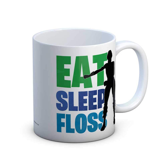 Fortnite Inspired Eat Sleep FLOSS Gaming Mug Fun Gamer Gift Mug