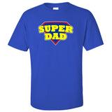 Superdad Motif Fun T-Shirt For Dad