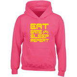 Eat Game Sleep Repeat Child's Gamer Gaming Hoodie