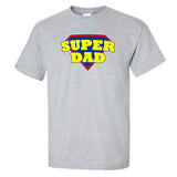 Superdad Motif Fun T-Shirt For Dad