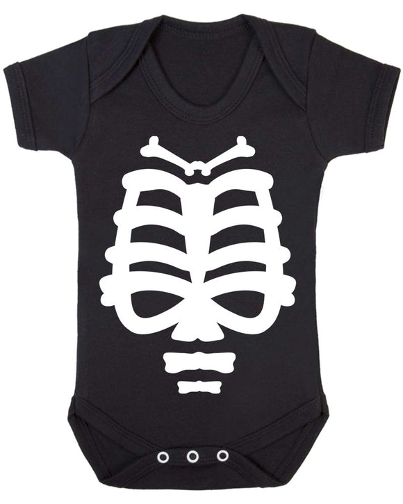 Fun Skeleton Baby Unisex Short Sleeve Baby Vest