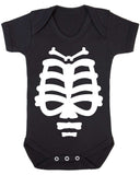 Fun Skeleton Baby Unisex Short Sleeve Baby Vest