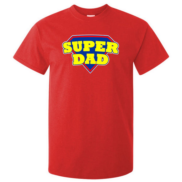 Superdad Motif Fun T-Shirt For Dad