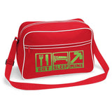 Eat Sleep Mine Retro Style Minecraft Inspired Gamers Shoulder Bag