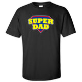 Superdad Motif Fun T-Shirt For Dad