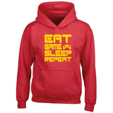 Eat Game Sleep Repeat Child's Gamer Gaming Hoodie
