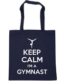 Keep Calm I'm a Gymnast Gymnastics Tote Shopping Bag