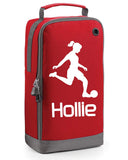 Girls Personalised Football Boot Bag