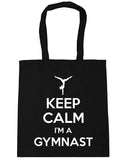 Keep Calm I'm a Gymnast Gymnastics Tote Shopping Bag
