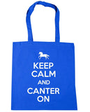 Keep Calm and Canter On Horse Riding Tote Shopping Bag