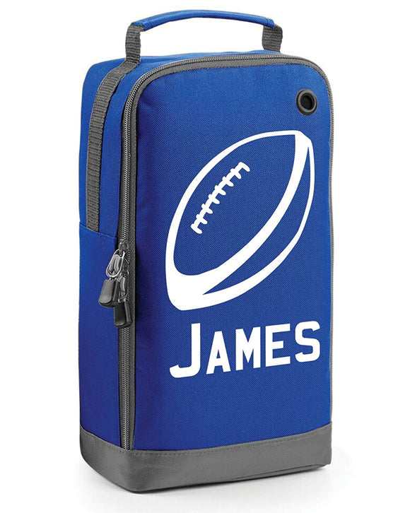 Children's Personalised Rugby Ball Boot Bag