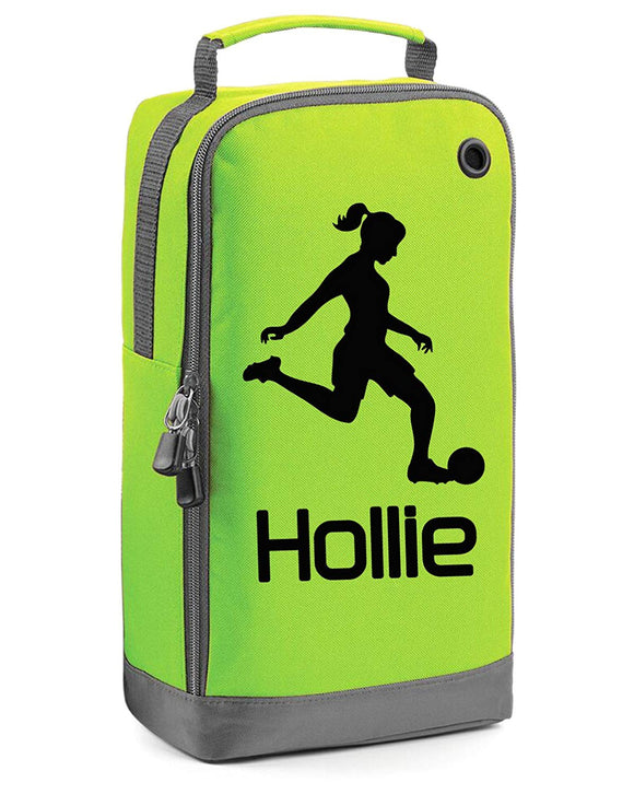 Girls Personalised Football Boot Bag