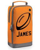 Children's Personalised Rugby Ball Boot Bag