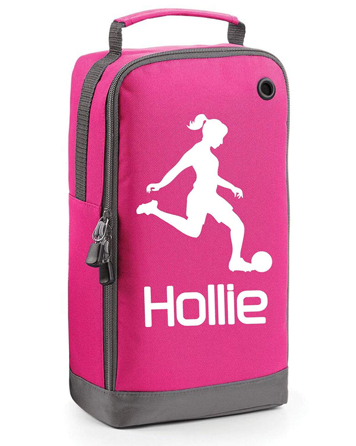 Girls Personalised Football Boot Bag Doodleman