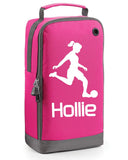 Girls Personalised Football Boot Bag