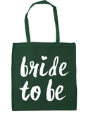 Bride To Be Tote Shopping Bag
