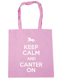 Keep Calm and Canter On Horse Riding Tote Shopping Bag