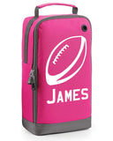 Children's Personalised Rugby Ball Boot Bag