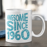Awesome Since Year Of Birth Fun Sketch Text Mug