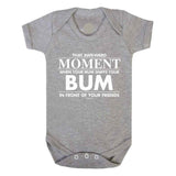 That Awkward Moment Your Mum Sniffs Your Bum Funny Baby Vest