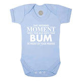 That Awkward Moment Your Mum Sniffs Your Bum Funny Baby Vest