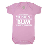 That Awkward Moment Your Mum Sniffs Your Bum Funny Baby Vest
