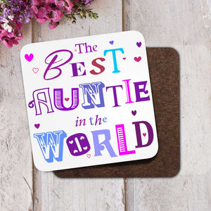 Best Auntie in the World Coaster